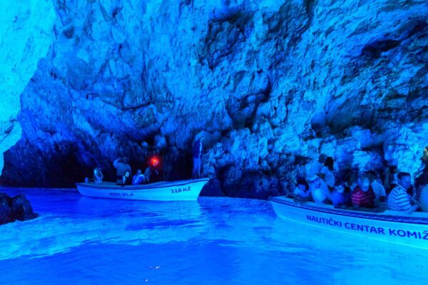 Blue cave excursion